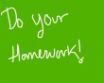 Tapety na plochu - Do your homework